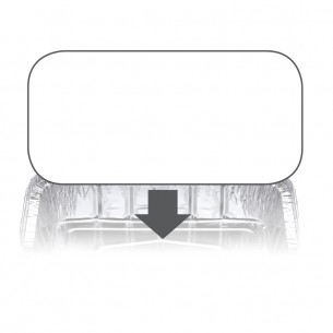 7120LB - Ovenable Container Board Lid